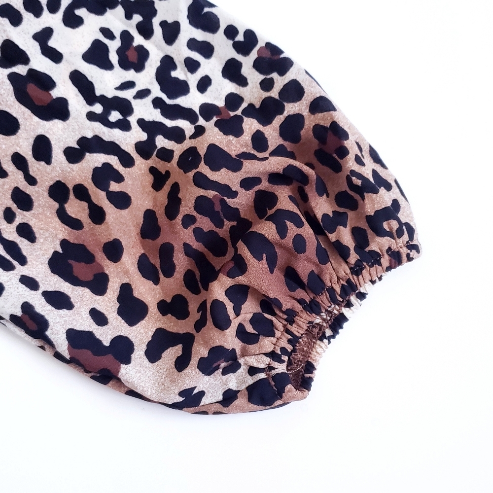 Cheetah Print Ruffle Top - Picture 5 of 5